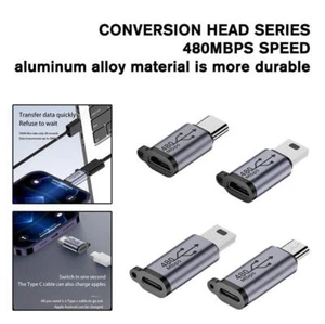 USB C auf Mini USB2.0 Adapter Typ C Buchse auf Mini Konvertiert Adapter O4L7 - Zdjęcie 1 z 18