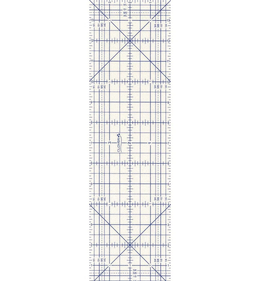 Regla caliente grande Clover, blanca, herramientas y equipo para acolchar Foto 1 de 2