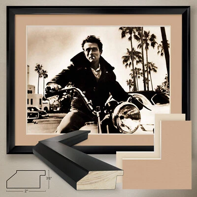 40W"x32H": LETTING GO de JEFF WHITE - JAMES-DEAN - DOBLE MATE, CRISTAL y MARCO Foto 1 de 4