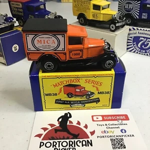 1988 L/Ed MATCHBOX 1st N.A M.I.C.A. CONVENTION MB#38 ORANGE FORD MODEL A 1/64 - Bild 1 von 7