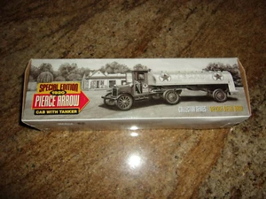 ERTL 1920 TEXACO PIERCE ARROW CAB WITH TANKER DIE-CAST METAL COIN BANK WITH BOX - Picture 1 of 2