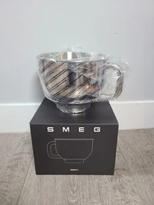 Smeg 5 Quart Metal Mixing Bowl For Stand Mixer New In Box SMB401 - Picture 1 of 7
