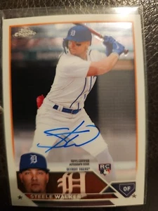 2023 Topps Chrome Steele Walker Rookie Auto - Picture 1 of 2
