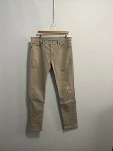 Jeans Levi's 511 beige taglia W36 L32 - Foto 1 di 7