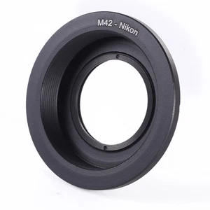 Adapter Ring M42 lens to Nikon Camera D5500 D610 D7100 D70 Infinite Focus Glass - Picture 1 of 6