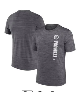 Men's Nike Gray Team USA Velocity Performance T-Shirt LRG NWT PREFONTAINE BONUS - Picture 1 of 9