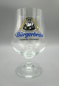 BICCHIERE BIRRA COLLEZIONE "BURGERBRAU - WEISSBIER - Augsburg - Goggingen"  - Picture 1 of 1