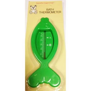 Beautiful Beginnings Baby Bath Thermometer Fish Green - Picture 1 of 1