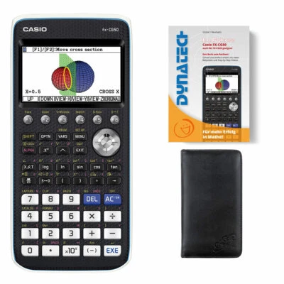 Grafikrechner Casio FX-CG 50 Taschenrechner Schutzhülle CalcCase Praxisbuch Buch