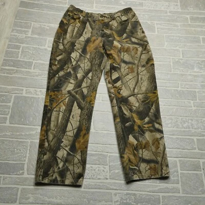 Ranger RealTree Pants Size 34x30 Camo Cotton Canvas Hunting Vintage Jeans - Image 1 of 4