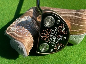 Cubierta de cabeza de eje de acero Scotty Cameron 2017 My Girl Limited Putter 34ich usada - Imagen 1 de 21