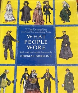 What People Wore A Visual History of Dress Ancient Times to  20th Century HBDJ - Imagen 1 de 16