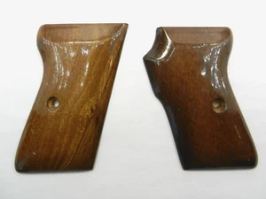 Smooth Wood - FIE E22, 22LR Pistol Grips Wooden Grips - Excellent! - Picture 1 of 10