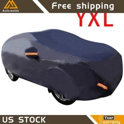 Cubierta Completa Coche Impermeable Exterior Protección Todo Clima Transpirable SUV YXL Foto 1 de 4