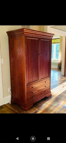 RARE Antique Armoire One of a Kind Handmade From Shanghai China Cover