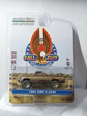 Greenlight 1/64 🇨🇵  L'homme qui tombe à pic "fall guy" 1982 GMC K-2500 Dirty - Photo 1/4