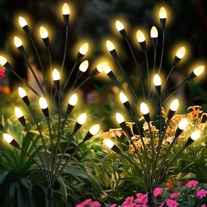 4 Pack Outdoor Solar Powered Garden Lights Waterproof, Outside Light for Patio G - Picture 1 of 7