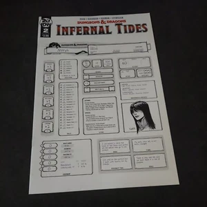 Dungeons and Dragons Infernal Tides #2B Dunbar Variant VF 2019 Stock Image - Picture 1 of 2