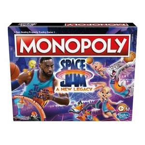 Hasbro Gaming Monopoly Space Jam A New Legacy Edition Brettspiel LeBron 2021  - Bild 1 von 6