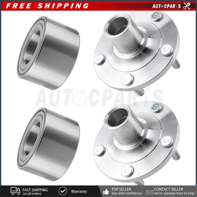 Conjunto de buje y cojinete de rueda delantera de 2 piezas para Mazda 3 2005-2013 2006-2010 Mazda 5 Foto 1 de 4