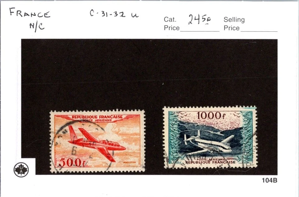 France C31 & 32 Used NC Set - Image 1 of 1