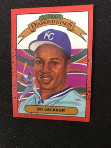 1989 Bo Jackson Donruss Diamond Kings No. 1 - Picture 1 of 2