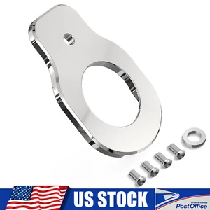 Chromed Ignition Switch Bracket For Harley Electra Glide Police FLHTP 2010-2018 - Picture 1 of 13