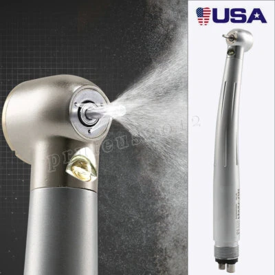 NSK Style Dental Fiber Optic LED E-generator High Speed Handpiece Turbine 4 HOLE - Image 1 of 4