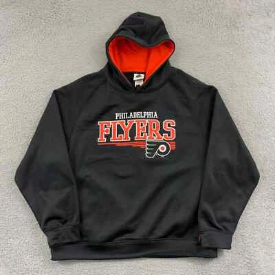 Philadelphia Flyers Sudadera Para Hombres XL Negra Sudadera con Capucha NHL Hockey Deporte Pullover Foto 1 de 4
