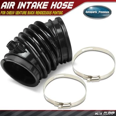 Manguera de admisión de aire con abrazaderas de manguera para Chevy Venture Buick Rendezvous Pontiac Olds Foto 1 de 4