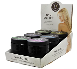 Earthly Body Skin Butter 12ct Dry Skin Softening Treatment Hemp Shea Butter Oil - Picture 1 of 2
