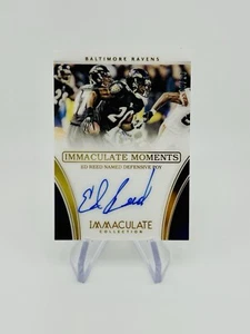 Ed Reed 2016 Panini Immaculate Moments Defensive ROY On Card Auto /10 - Picture 1 of 2