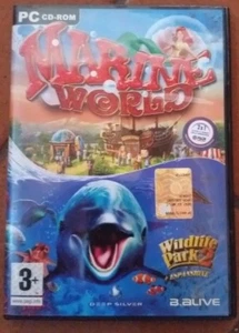 PC CD ROM - MARINE WORLD, WILDLIFE PARK 2 + espansione -  USATO PARI AL NUOVO - Picture 1 of 3