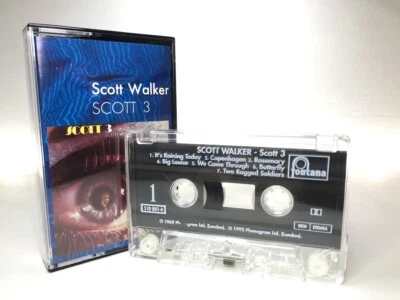 Scott Walker SCOTT 3 Vintage Cassette FONTANA 510 881-4 **NEAR MINT CONDITION** - Image 1 of 4