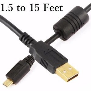 USB Typ A auf Micro-B (5 Pin) Handy Tablet Sync & Ladekabel mit Ferritkern - Bild 1 von 8