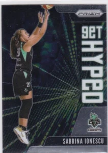 2021 Panini WNBA PRIZM GET HYPED #11 SABRINA IONESCU - Foto 1 di 1