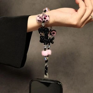 Kawaii Leopard Print Bow Keychain Fashion Couples Keychain Gifts - Zdjęcie 1 z 10
