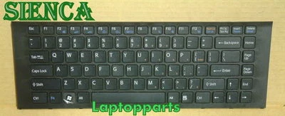GENUINE NEW SONY Vaio PCG-61315L PCG-61316L PCG-61317L Black Keyboard With Frame - Image 1 of 2