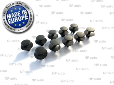 10X PEUGEOT MBENZ TRIM CLIPS  RADIATOR BUMPER GRILL COVER BOOT CARPET SCREW 603 - Imagem 1 de 4