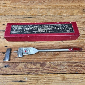 Vintage Irwin No. 22 Micro Dial Expansive Bit The Irwin Auger Bit Company Brace - Picture 1 of 24
