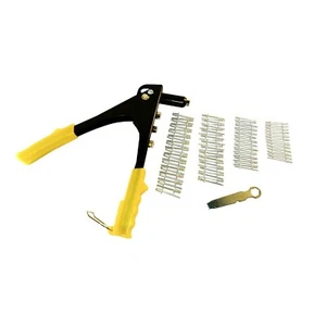 102pc Pop Rivet Gun Set: Heavy Duty Riveter Set, Gutter Repair, Sheet Metal, etc - Picture 1 of 5