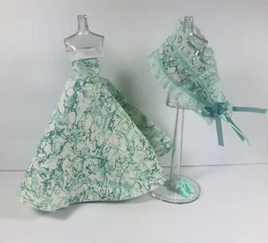 Denver Barbie Convention 2002 Handmade Table Hostess Gift Gown Wrap and Shoes - Picture 1 of 16