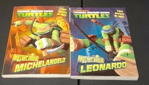 Nickelodeon Teenage Mutant Ninja Turtles Mutant Origins Paperback 2 Book Lot - Imagen 1 de 10