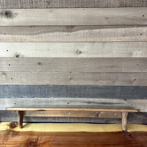 Vintage 36 Inch Long Wooden Shelf - Picture 1 of 6