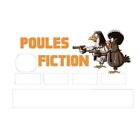 Stickers CB Parodie Pulp Fiction / Poules Fiction