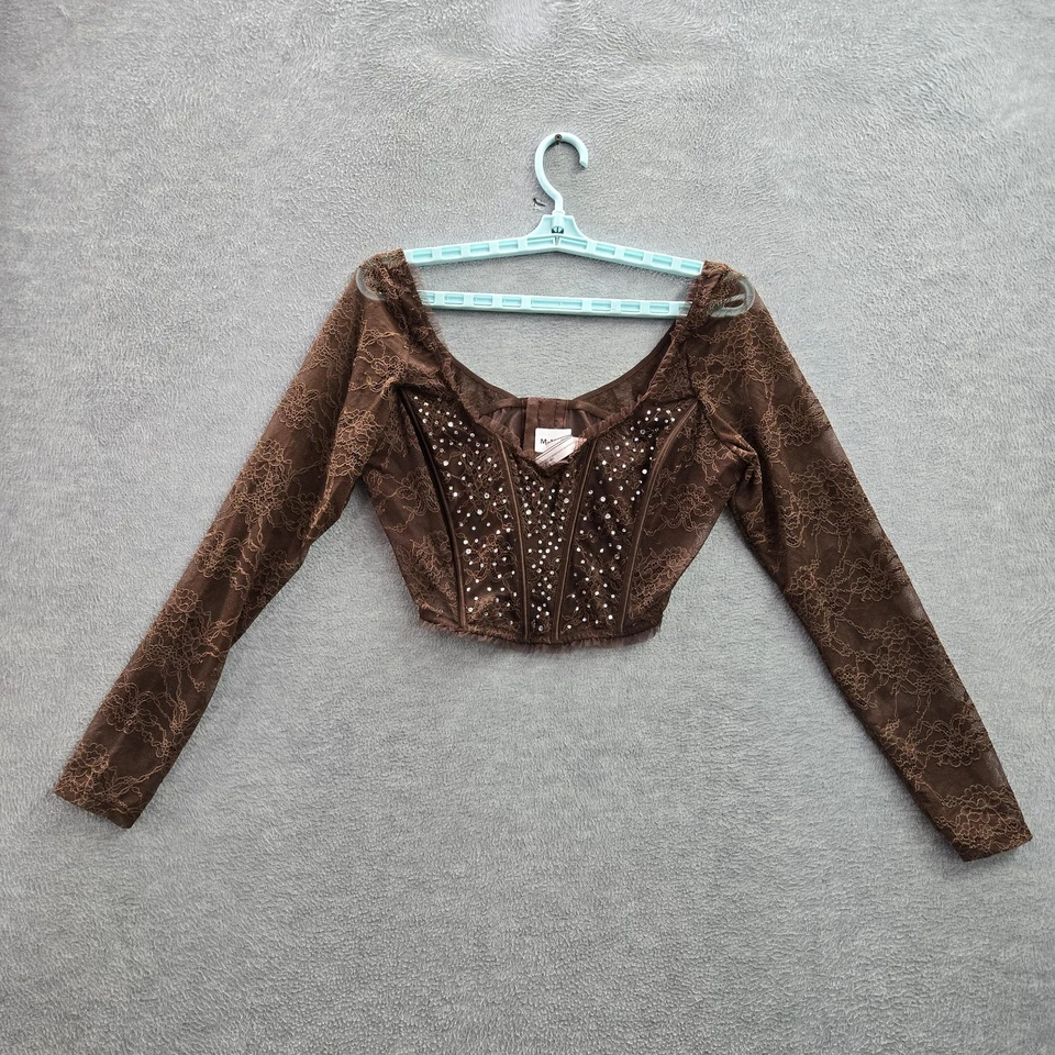 Корсет женский Victoria's Secret XL коричневый Dream Angels проволока со стразами прозрачный - Изображение 1 из 4