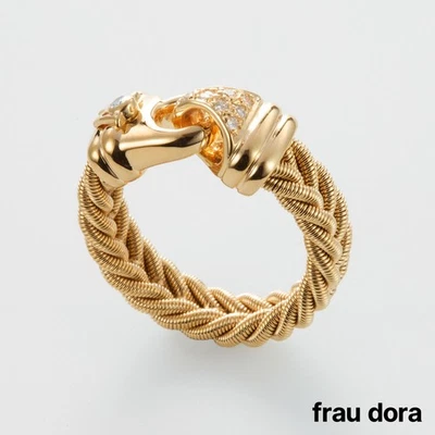 Wellendorff Ring Goldseide mit Brillant 750/- Gelbgold RARITÄT - Bild 1 von 3