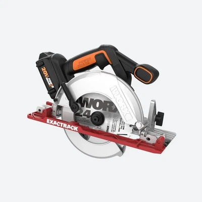SALE WORX 20V Power Share ExacTrack 6-1/2" Circular Saw - 100% Authentic - NEW - Image 1 of 4