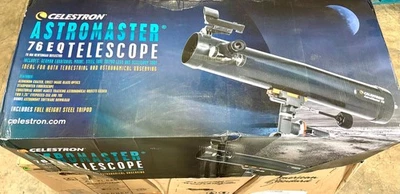 Celestron Astromaster 76EQ Reflector Telescope - Image 1 of 4