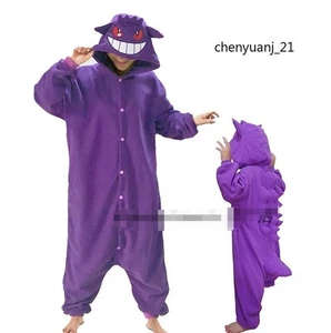 Gengar Dibujos Animados Body Pijama Adulto Pareja Anime Actuar Disfraz Hombres Niños - Imagen 1 de 11